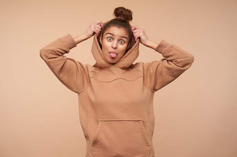hoodie til kvinde